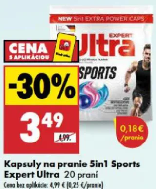Expert Ultra Sports 5in1 kapsuly na pranie