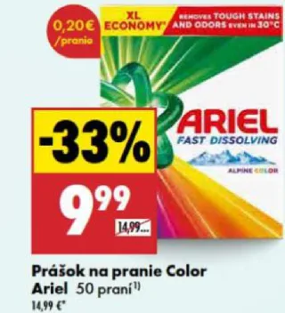 Ariel Color prášok na pranie