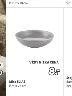 Misa ELIAS Ø24x7 cm