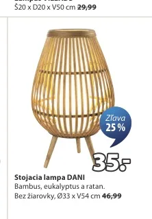 Stojacia lampa DANI Ø33x54 cm