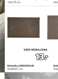 Rohožka JORDSKOLM 50x80x0,7 cm