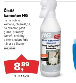 HG Čistič náhrobných kameňov 0,5 l