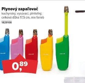 Plynový zapaľovač kuchynský