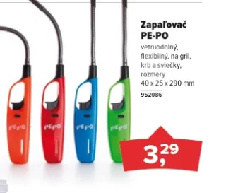 PE-PO Zapaľovač flexibilný