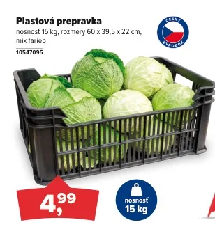 Plastová prepravka 60 cm