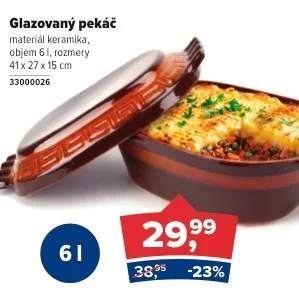 Glazovaný pekáč 6 l