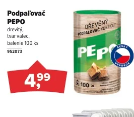 PE-PO Drevený podpaľovač 100 ks