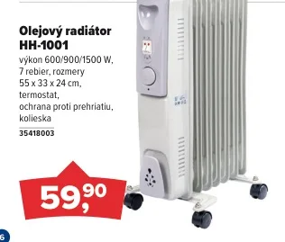 Olejový radiátor HH-1001