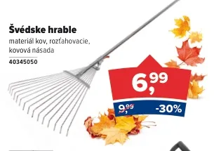 Švédske hrable rozťahovacie