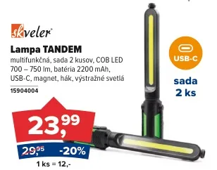Skveler Lampa TANDEM 2 ks