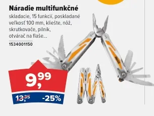 INGCO Multifunkčné náradie 15 funkcií