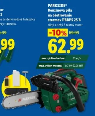PARKSIDE Benzínová píla na ošetrovanie stromov PBBPS 25 B