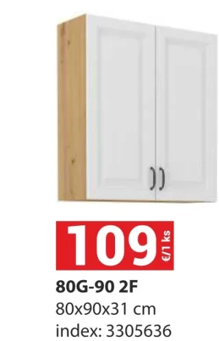 Kuchynská skrinka Stilo 80G-90 2F