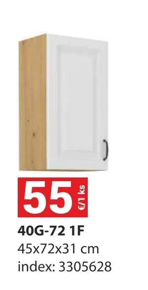 Kuchynská skrinka Stilo 40G-72 1F