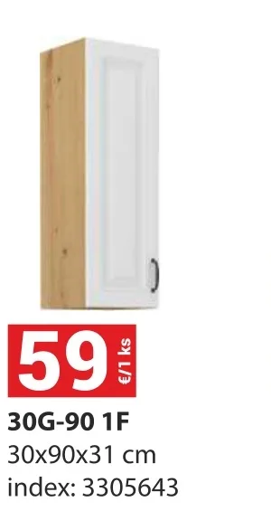 Kuchynská skrinka Stilo 30G-90 1F