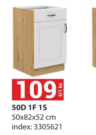 Kuchynská skrinka Stilo 50D 1F 1S