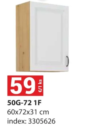 Kuchynská skrinka Stilo 50G-72 1F