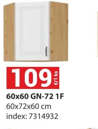 Kuchynská skrinka Stilo 60×60 GN-72 1F