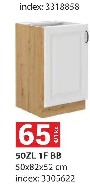 Kuchynská skrinka Stilo 50ZL 1F BB