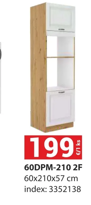 Kuchynská skrinka Stilo 60DPM-210 2F