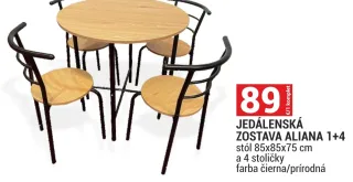 Jedálenská zostava Alana 1+4