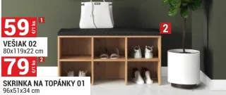 Skrinka na topánky Renes 01