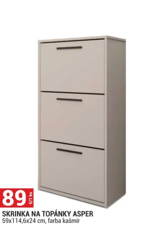 Skrinka na topánky Asper