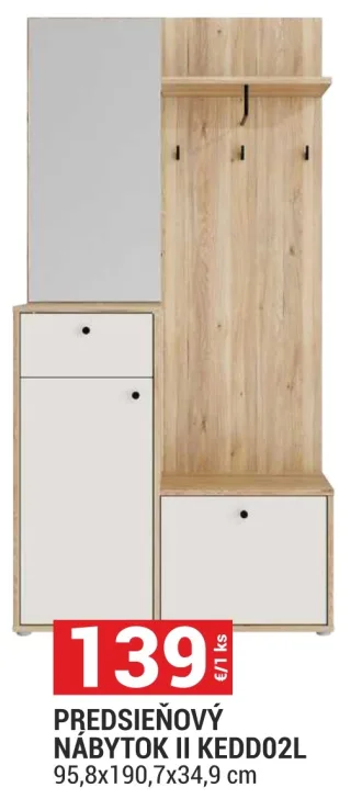 Predsieňový nábytok Kendray KEDD02L