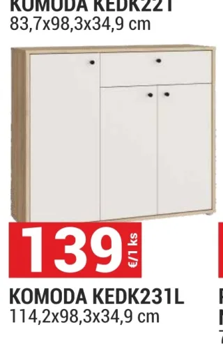 Komoda Kendray KEDK231L