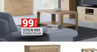 Konferenčný stolík Natural N20