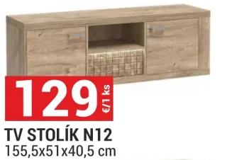 TV stolík Natural N12