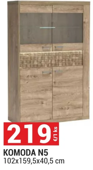 Komoda Natural N5