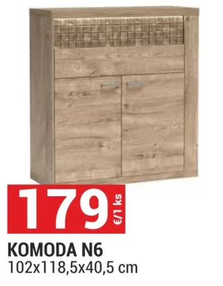 Komoda Natural N6