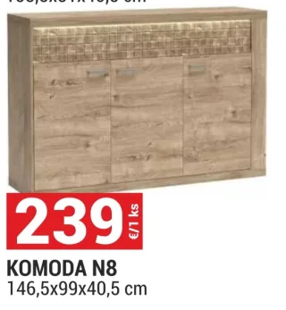 Komoda Natural N8