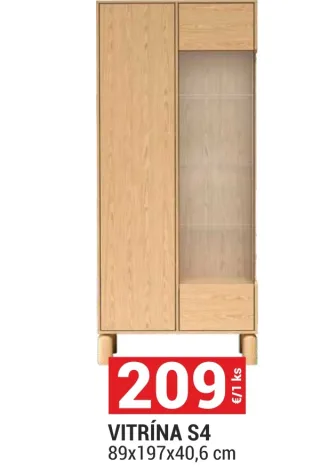 Vitrína Samden S4