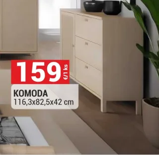 Komoda Skelbit 116 cm