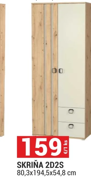 Skriňa Camari 2D2S
