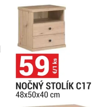 Nočný stolík Cali C17