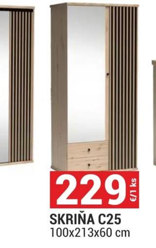 Skriňa Cali C25