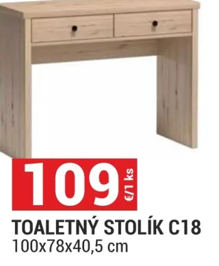 Toaletný stolík Cali C18