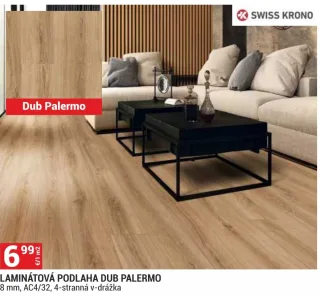 SWISS KRONO laminátová podlaha Dub Palermo