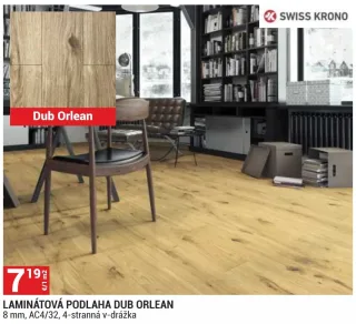 SWISS KRONO laminátová podlaha Dub Orlean