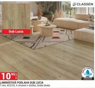 CLASSEN laminátová podlaha Dub Lucia