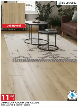 CLASSEN laminátová podlaha Dub Natural