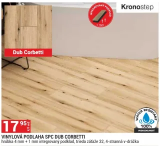 Vinylová podlaha SPC Dub Corbetti