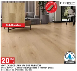 Vinylová podlaha SPC Dub Riverton