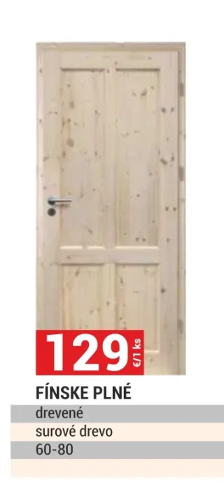 Dvere Fínske plné