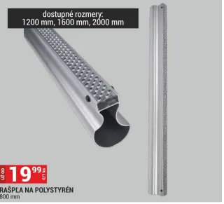 Rašpľa na polystyrén 800 mm