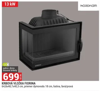 Nordflam krbová vložka Fiorina