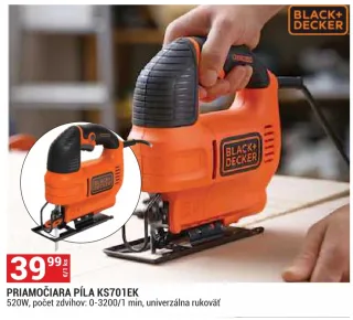 Priamočiara píla Black+Decker KS701EK